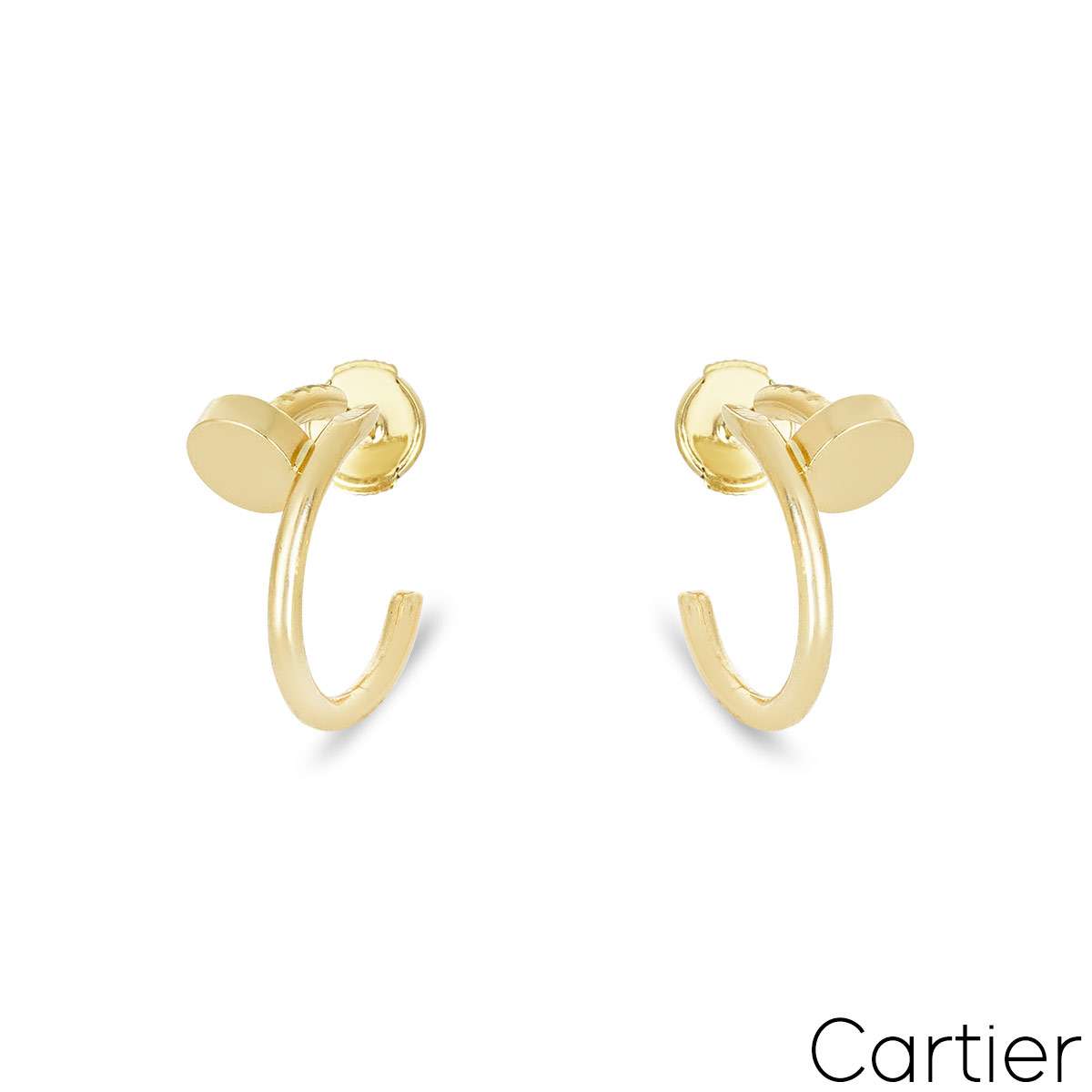 Cartier Yellow Gold Plain Juste un Clou Earrings B8301235